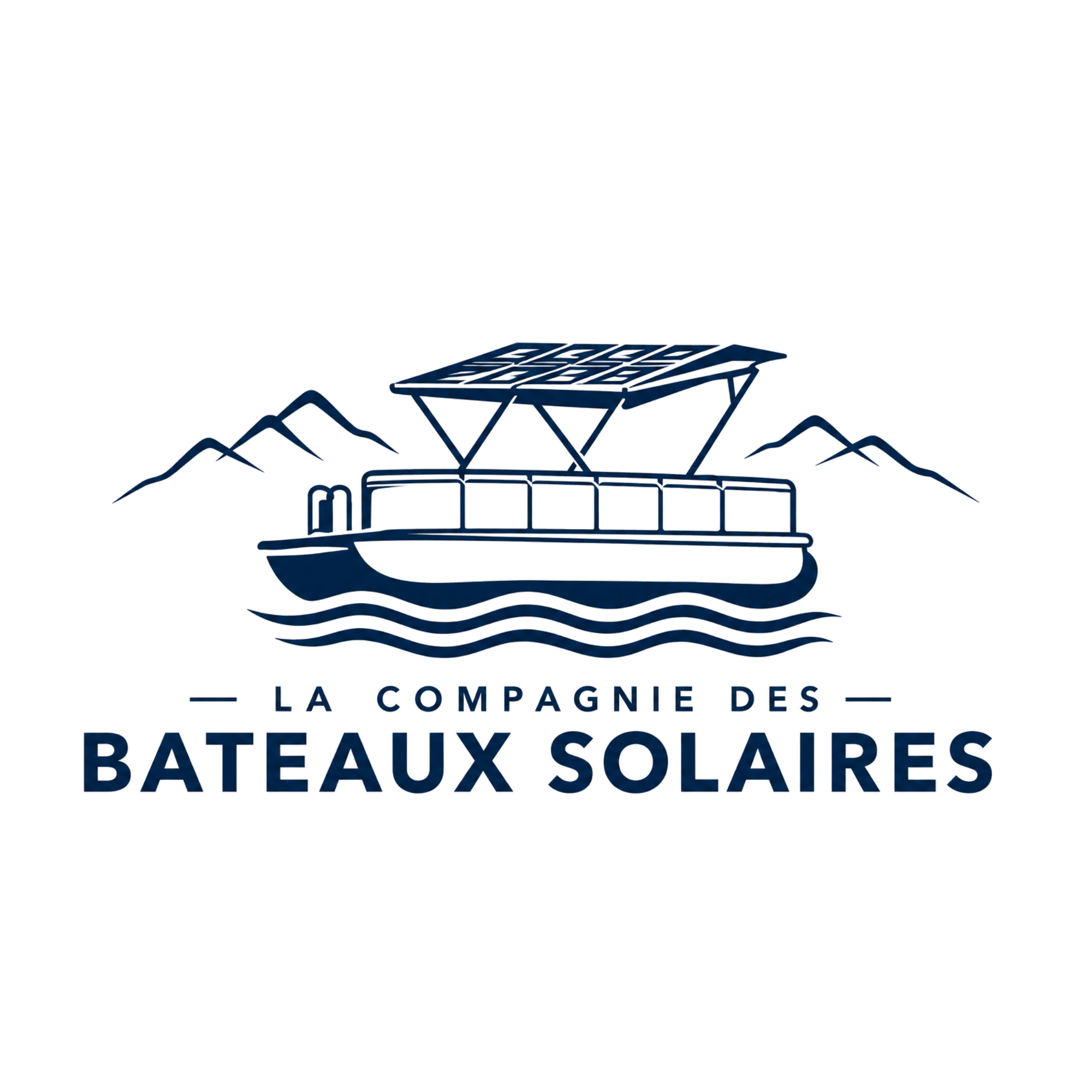 Logo La Compagnie des Bateaux solaires, location de bateaux Conjux